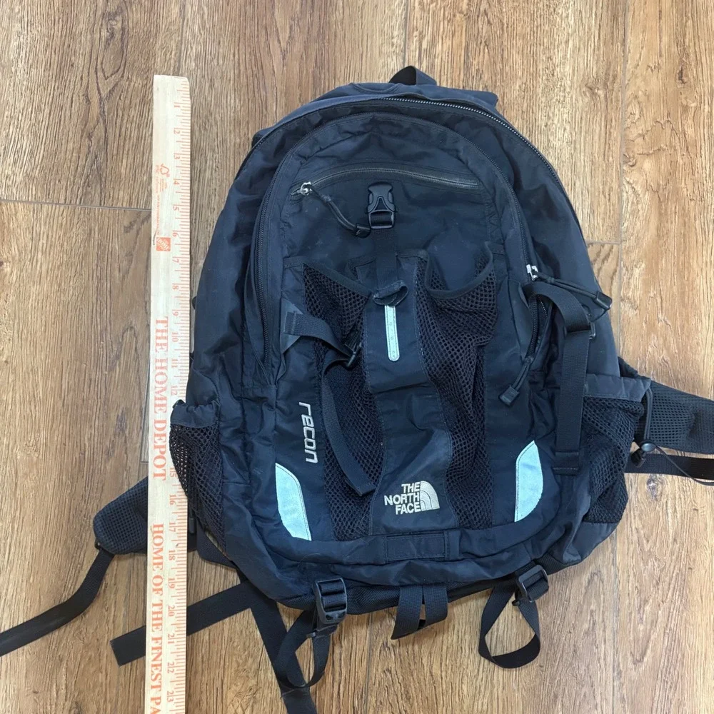 The North Face Recon Backpack Black Hiking School Travel Laptop‎ Bag Gorpcore